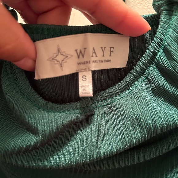 WAYF Emerald Green Dress - Picture 3 of 5